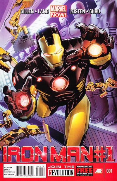 Cover for Iron Man (Marvel, 2013 series) #1