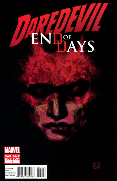 Cover for Daredevil: End of Days (Marvel, 2012 series) #2 [Variant Cover by David Mack]