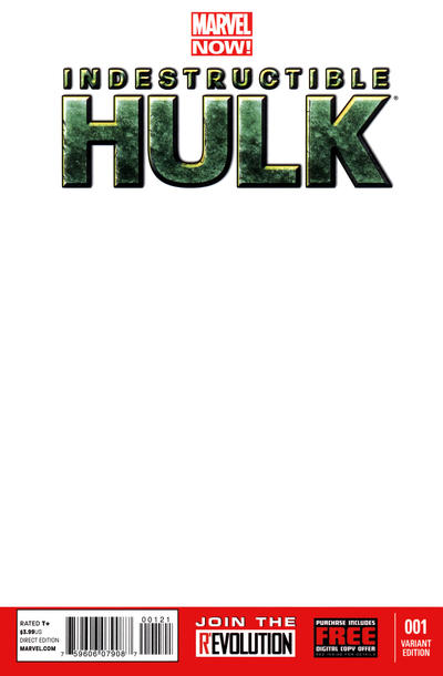 Cover for Indestructible Hulk (Marvel, 2013 series) #1 [Joe Quesada Variant]