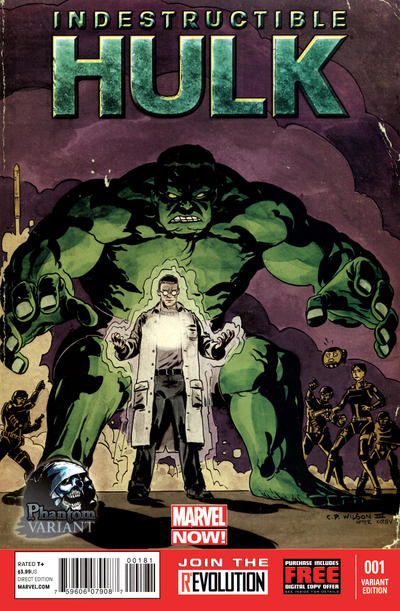 Cover for Indestructible Hulk (Marvel, 2013 series) #1 [Leinil Yu 'Design' Variant]