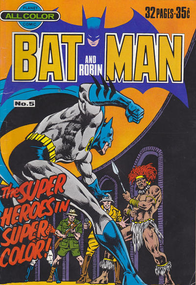 Cover for Batman and Robin (K. G. Murray, 1976 series) #5