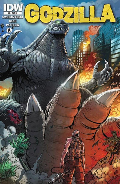 Cover for Godzilla (IDW, 2012 series) #7 [Retailer incentive]