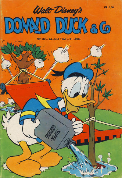 Cover for Donald Duck & Co (Hjemmet / Egmont, 1948 series) #30/1968