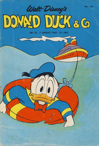 Cover for Donald Duck & Co (Hjemmet / Egmont, 1948 series) #32/1968