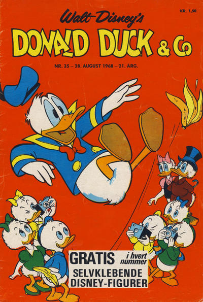 Cover for Donald Duck & Co (Hjemmet / Egmont, 1948 series) #35/1968