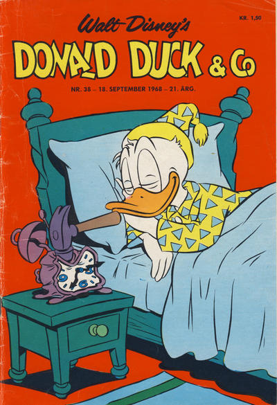 Cover for Donald Duck & Co (Hjemmet / Egmont, 1948 series) #38/1968