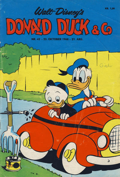 Cover for Donald Duck & Co (Hjemmet / Egmont, 1948 series) #43/1968