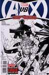 Cover Thumbnail for AVX: Consequences (2012 series) #4 [Black & White Second Printing Variant by Salvador Larroca]