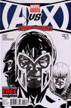 Cover for AVX: Consequences (Marvel, 2012 series) #5 [Black & White Second Printing Variant by Salvador Larroca]