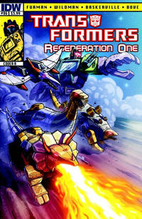 Cover for Transformers: Regeneration One (IDW, 2012 series) #86 [Cover A - Andrew Wildman]