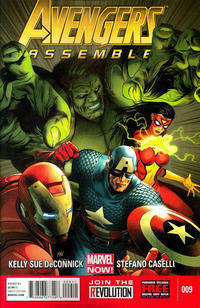 Cover for Avengers Assemble (Marvel, 2012 series) #9 [Steve McNiven Cover]