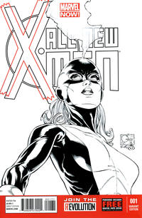 Cover Thumbnail for All-New X-Men (Marvel, 2013 series) #1 [Black & White Variant Cover by Joe Quesada]