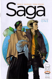 Cover Thumbnail for Saga (Image, 2012 series) #1 [2nd Printing]