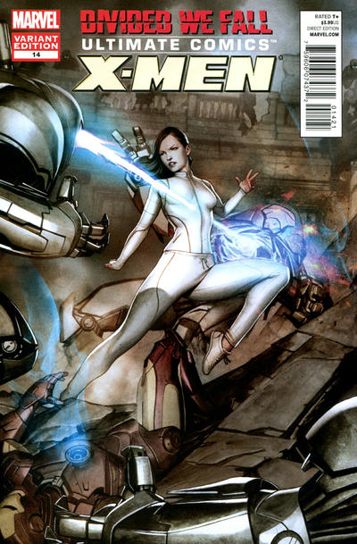 Cover for Ultimate Comics X-Men (Marvel, 2011 series) #14 [Variant Cover by Adi Granov]