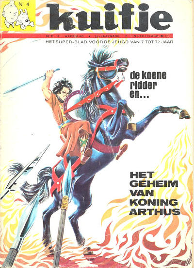 Cover for Kuifje (Le Lombard, 1946 series) #4/1970