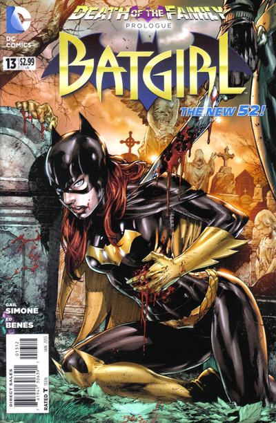 Cover for Batgirl (DC, 2011 series) #13 [Second Printing]