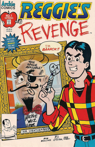 Cover for Reggie's Revenge! (Archie, 1994 series) #1 [Direct]