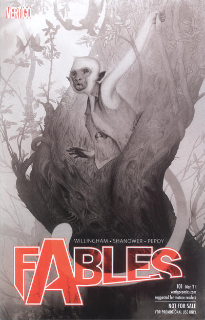 Cover for Fables (DC, 2002 series) #101 [Retailer Representative Program (RRP) Edition]