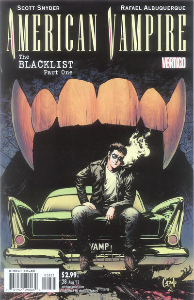 Cover for American Vampire (DC, 2010 series) #28 [Greg Capullo Cover]