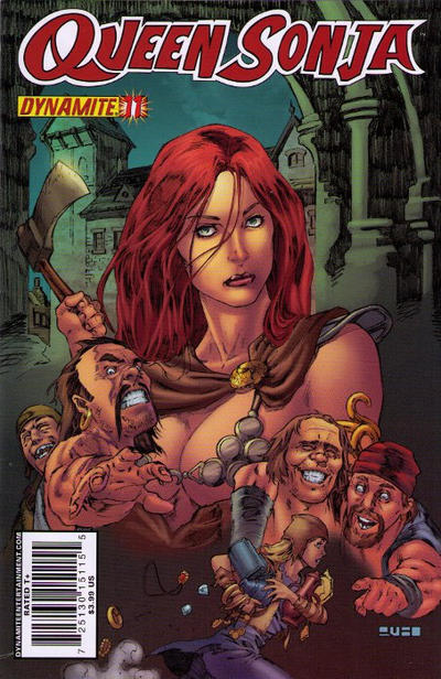 Cover for Queen Sonja (Dynamite Entertainment, 2009 series) #11 [Mel Rubi Cover]