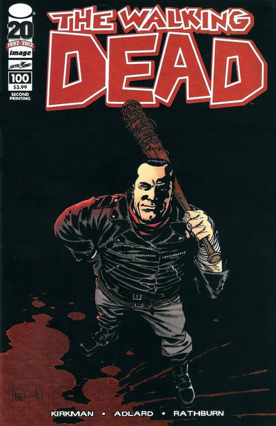Cover for The Walking Dead (Image, 2003 series) #100 [Second Printing]