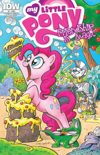 Cover for My Little Pony: Friendship Is Magic (IDW, 2012 series) #1 [Cover C Andy Price]