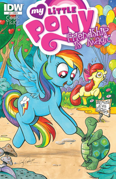 Cover for My Little Pony: Friendship Is Magic (IDW, 2012 series) #1 [Cover D Andy Price]