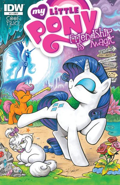 Cover for My Little Pony: Friendship Is Magic (IDW, 2012 series) #1 [Cover F Andy Price]