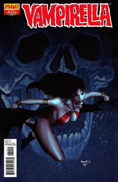 Cover for Vampirella (Dynamite Entertainment, 2010 series) #20 [Paul Renaud Regular Cover]