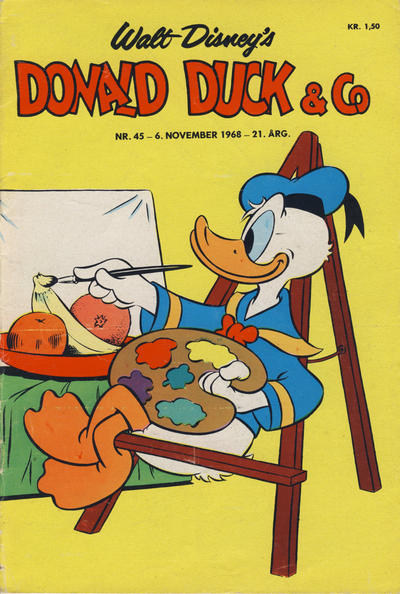 Cover for Donald Duck & Co (Hjemmet / Egmont, 1948 series) #45/1968
