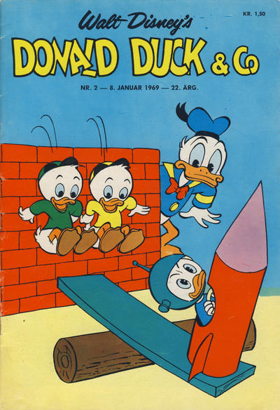 Cover for Donald Duck & Co (Hjemmet / Egmont, 1948 series) #2/1969