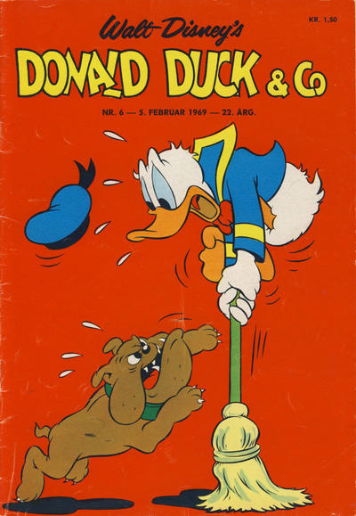 Cover for Donald Duck & Co (Hjemmet / Egmont, 1948 series) #6/1969