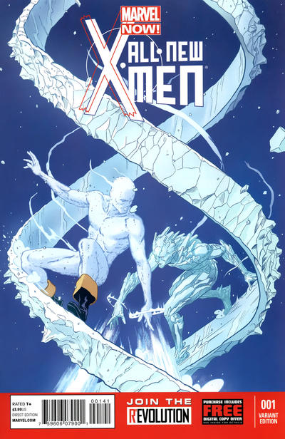 Cover for All-New X-Men (Marvel, 2013 series) #1 [Variant Cover by Paolo Rivera]