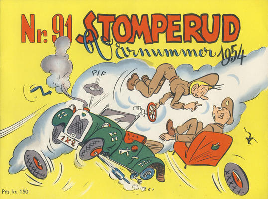 Cover for Nr. 91 Stomperud (Ernst G. Mortensen, 1938 series) #Våren 1954