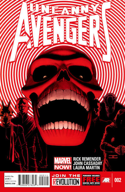 Cover for Uncanny Avengers (Marvel, 2012 series) #2 [Direct Edition]