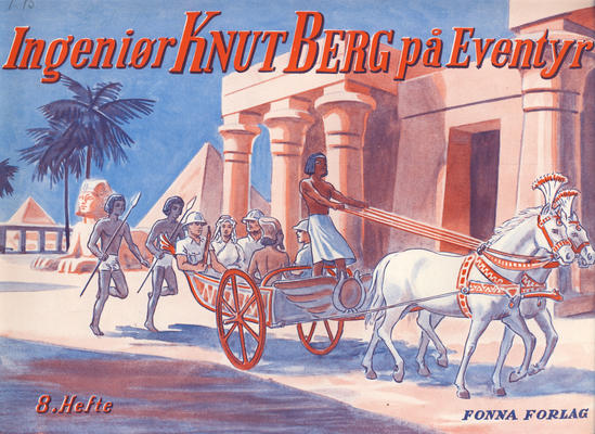 Cover for Ingeniør Knut Berg på eventyr (Fonna Forlag, 1943 series) #8