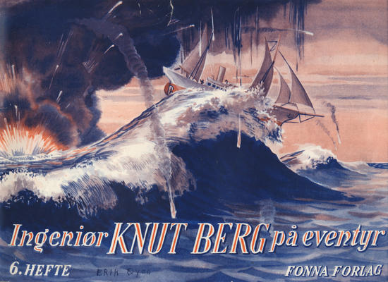 Cover for Ingeniør Knut Berg på eventyr (Fonna Forlag, 1943 series) #6