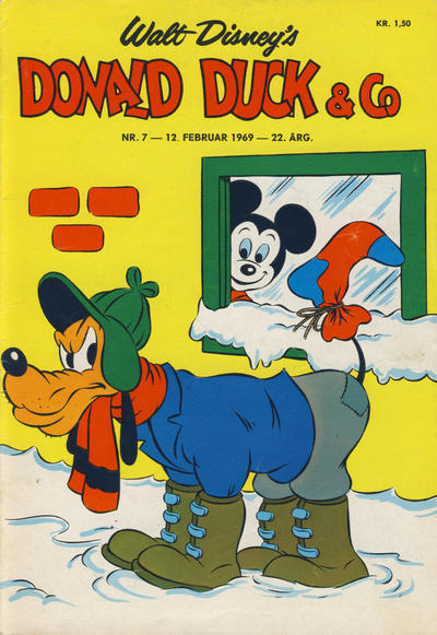 Cover for Donald Duck & Co (Hjemmet / Egmont, 1948 series) #7/1969