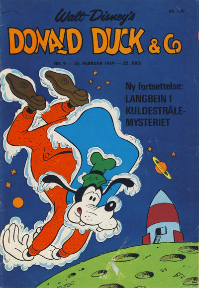 Cover for Donald Duck & Co (Hjemmet / Egmont, 1948 series) #9/1969