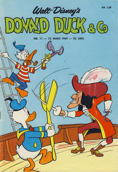 Cover for Donald Duck & Co (Hjemmet / Egmont, 1948 series) #11/1969