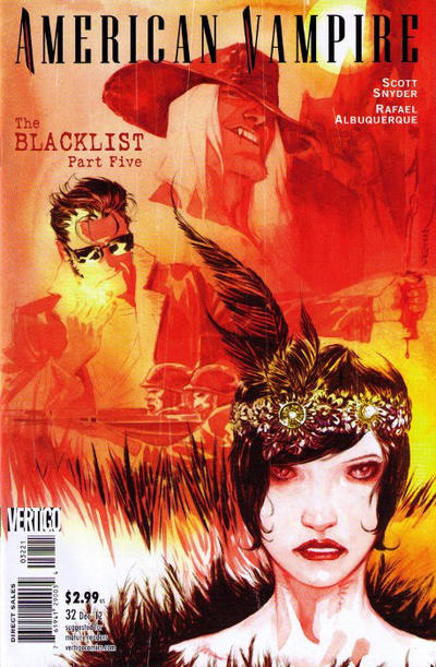Cover for American Vampire (DC, 2010 series) #32 [Dustin Nguyen Cover]