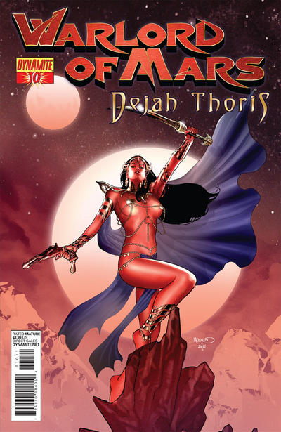 Cover for Warlord of Mars: Dejah Thoris (Dynamite Entertainment, 2011 series) #10 [Cover B by Paul Renaud]