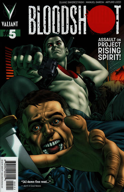 Cover for Bloodshot (Valiant Entertainment, 2012 series) #5 [Cover A - Arturo Lozzi]