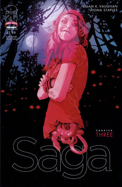 Cover for Saga (Image, 2012 series) #3 [2nd Printing]
