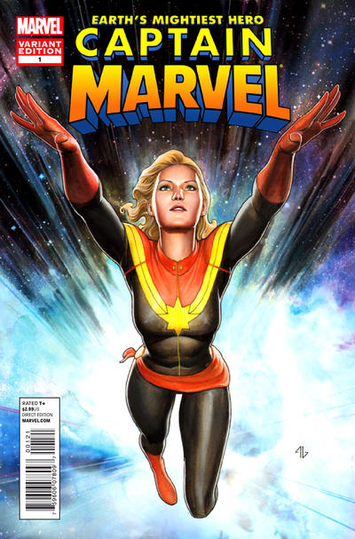 Cover for Captain Marvel (Marvel, 2012 series) #1 [Adi Granov Variant]