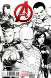 Cover Thumbnail for Avengers (2013 series) #1 [Sketch Variant Cover by Steve McNiven]