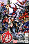 Cover Thumbnail for Avengers (2013 series) #1 [Hastings Variant Cover by Greg Land]