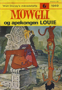 Cover Thumbnail for Walt Disney's månedshefte (Hjemmet / Egmont, 1967 series) #6/1969