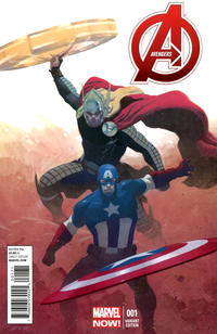 Cover Thumbnail for Avengers (Marvel, 2013 series) #1 [Variant Cover by Esad Ribic]