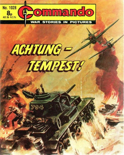 Cover for Commando (D.C. Thomson, 1961 series) #1028